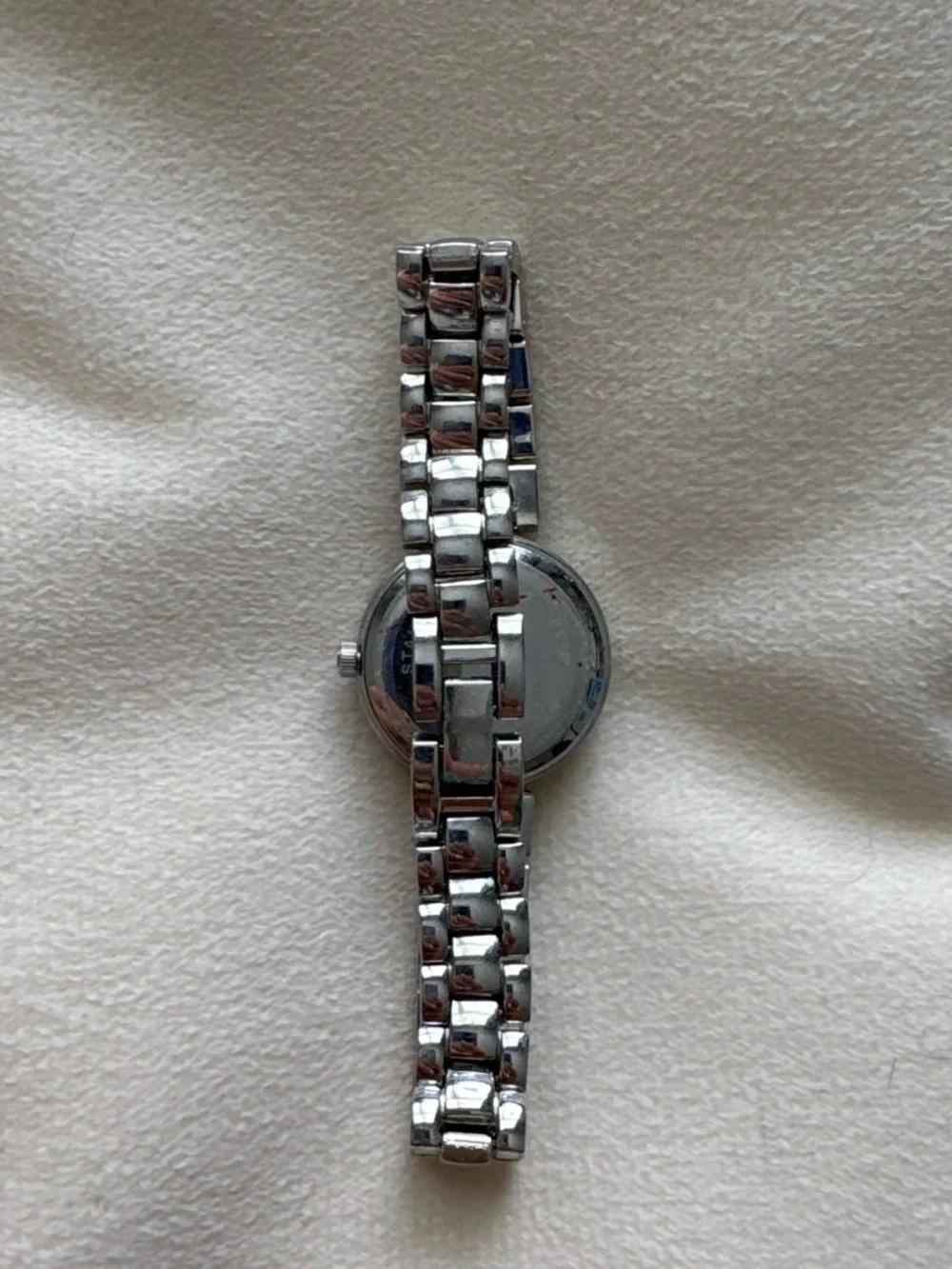 Silver Crystal Accent Women's Quartz Watch